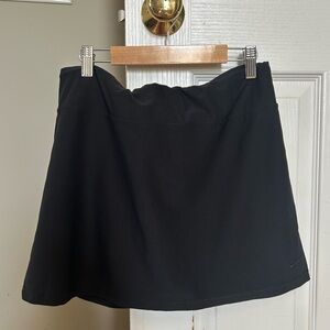 Black Nike tennis skirt with shorts underneath